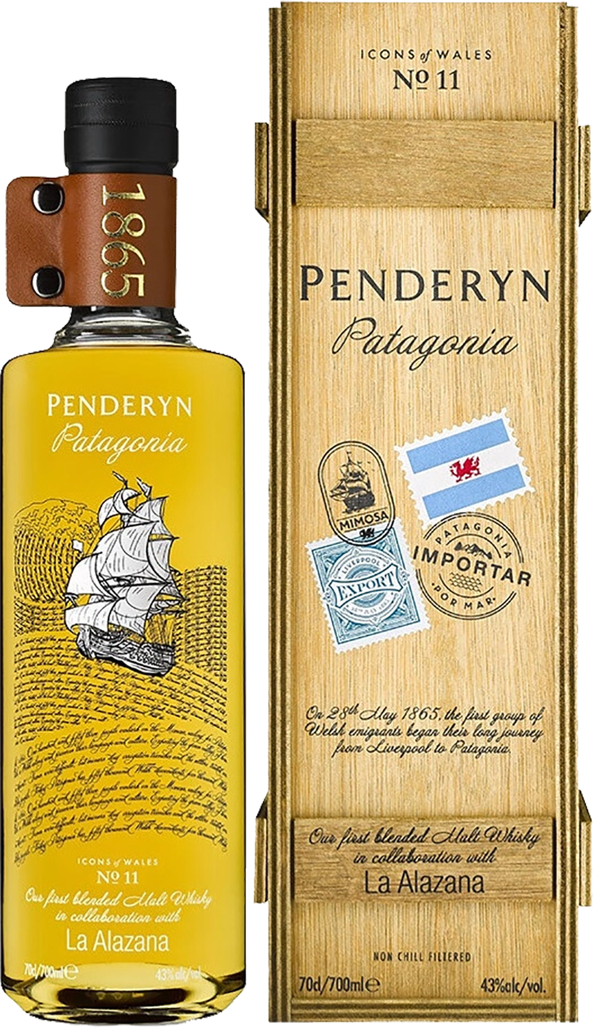 Penderyn Patagonia Blended Malt Welsh Whisky (gift box)