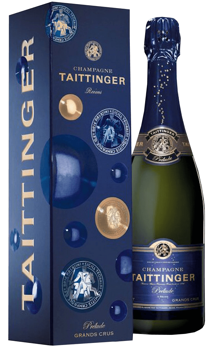 Taittinger Prelude Grand Cru Brut Champagne AOC (gift box) taittinger prestige rose brut champagne aoc gift box