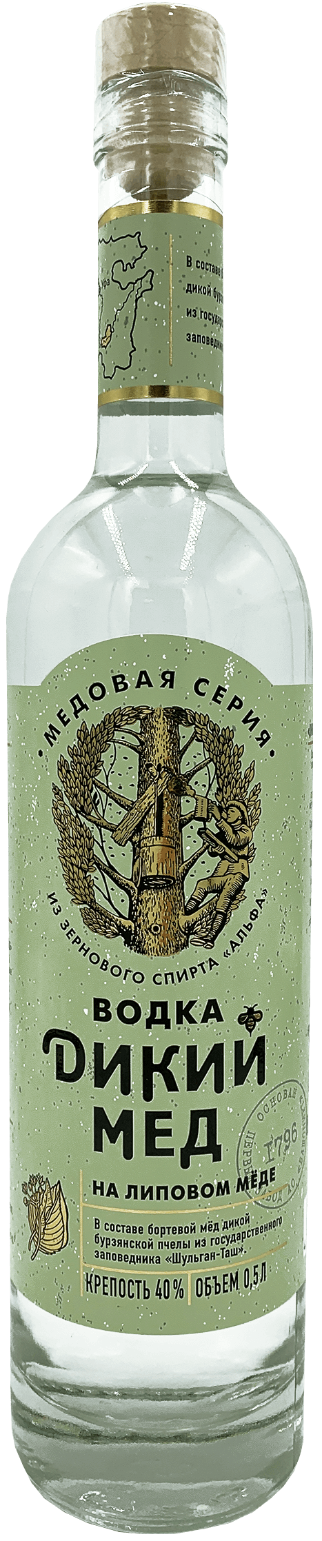 Водка Dikij Med na lipovom mede 0.5 л (Дикий мёд на липовом мёде), купить в  магазине в Сочи - цена, отзывы