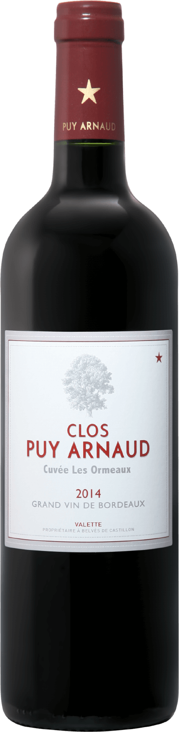 Cuvée Les Ormeaux Castillon Côtes De Bordeaux AOC Clos Puy Arnaud