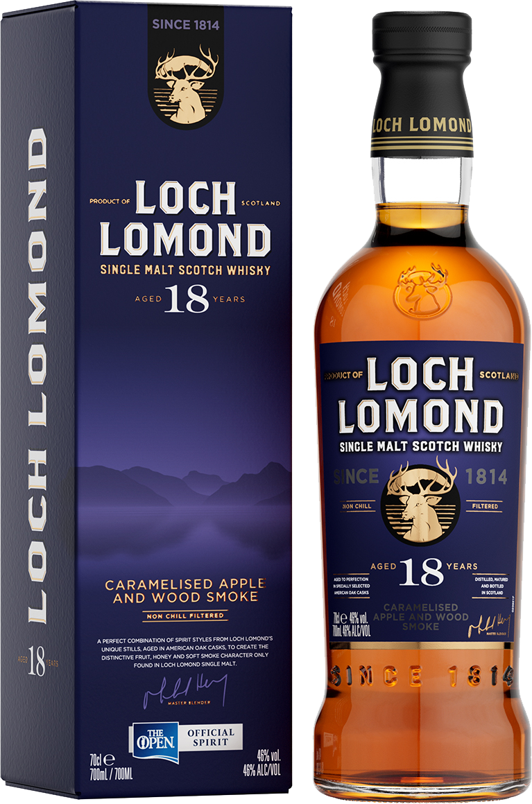 Loch Lomond Single Malt 18 y.o. Scotch Whisky (gift box)
