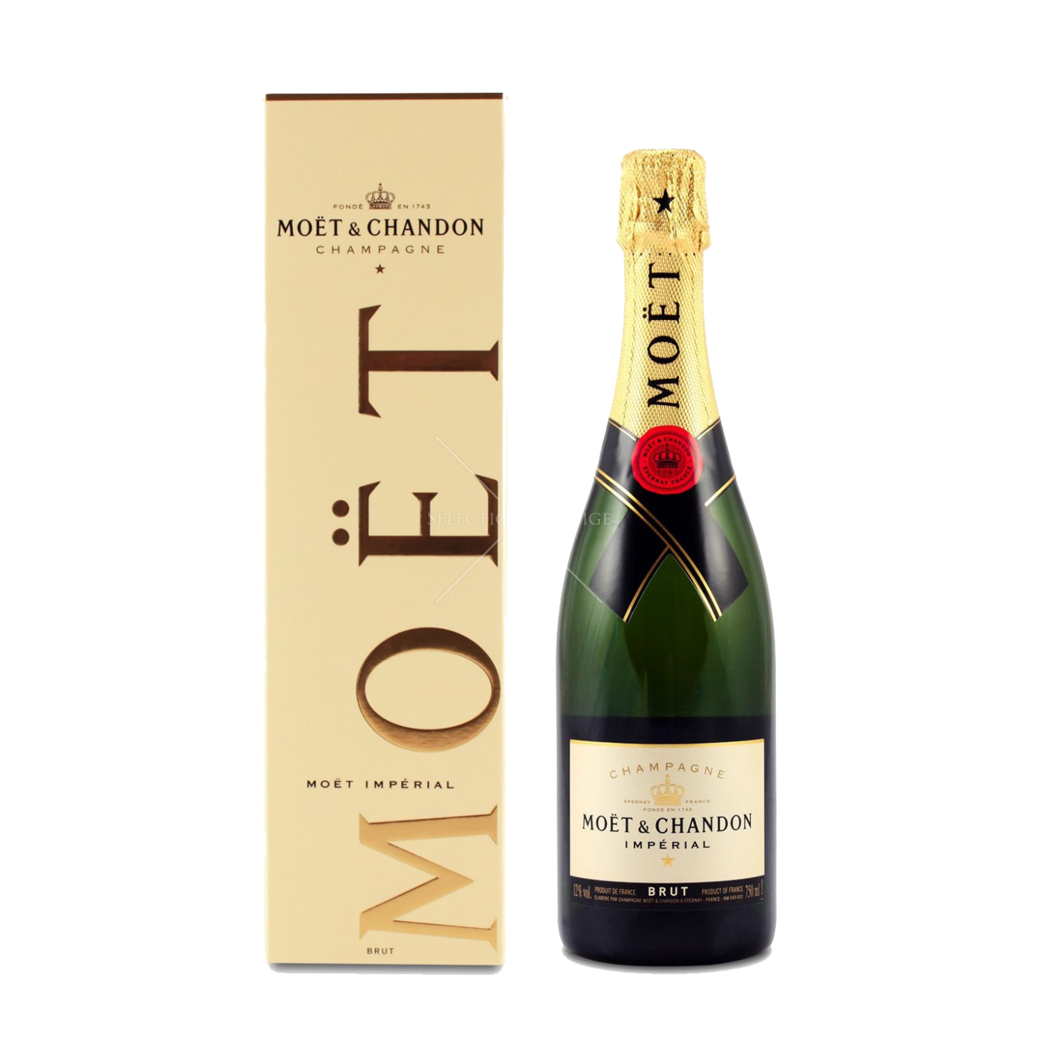 Игристое вино белое брют Moet & Chandon Imperial Brut Champagne AOC (gift  box) 0.75 л (Моет э Шандон Империал Брют Шампань AOC в подарочной  упаковке), купить в магазине в Саратове - цена,