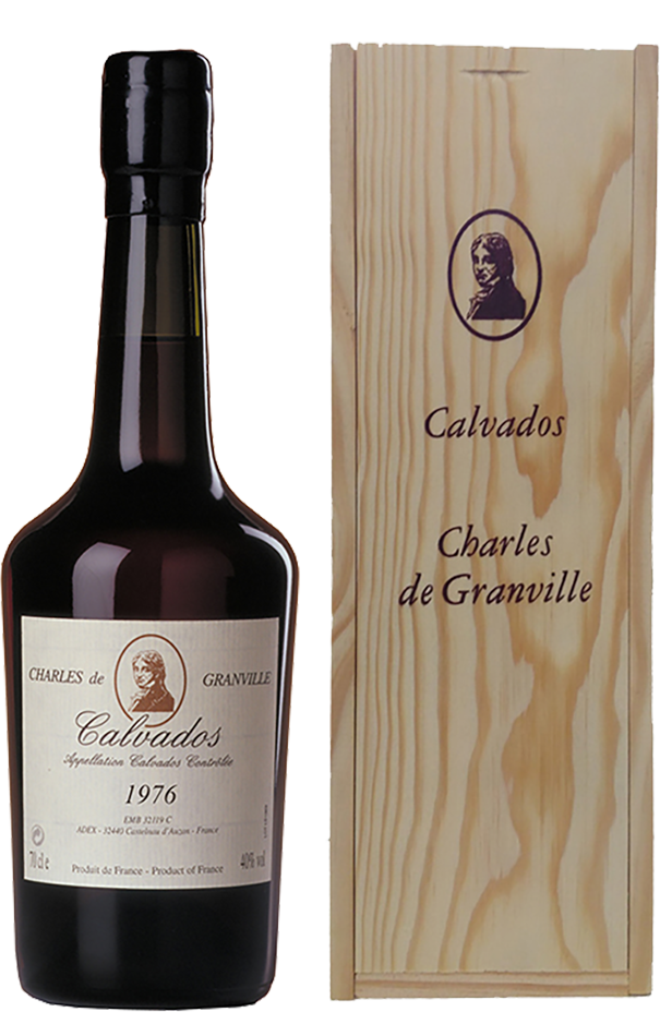 Charles de Granville 1976 Calvados AOC (gift box) marquis de montdidier vsop calvados aoc gift box