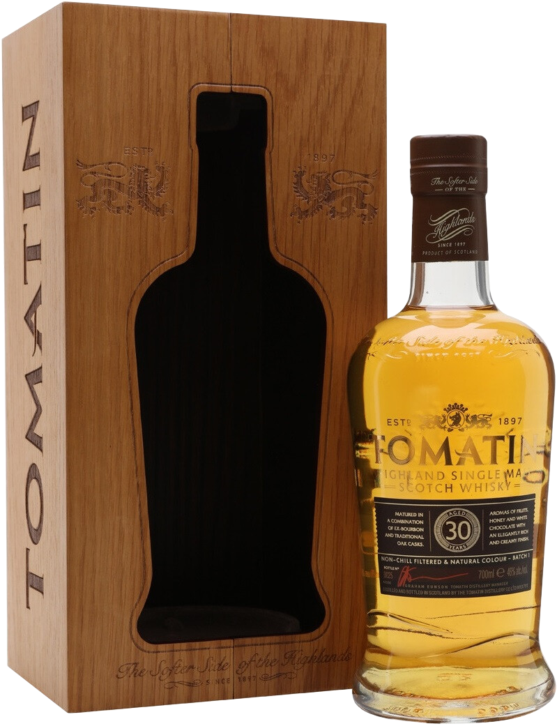 Tomatin Highland Single Malt Scotch Whisky 30 y.o. (gift box)