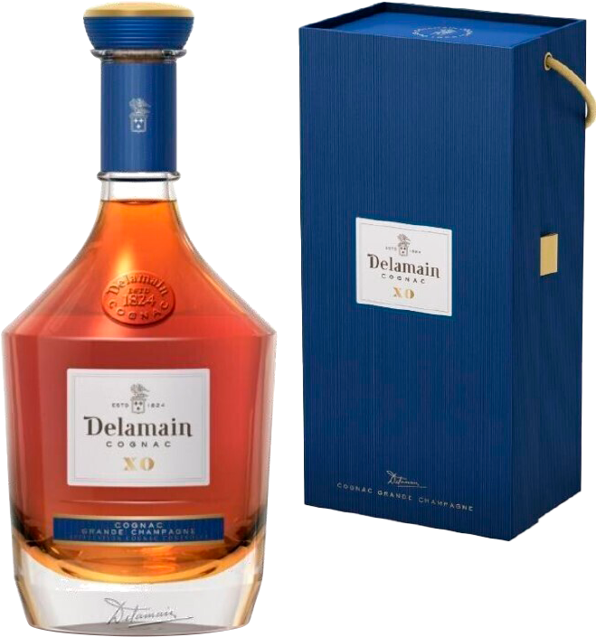 Деламен Гранд Шампань Коньяк XO в подарочной упаковке 0.7&nbsp;л