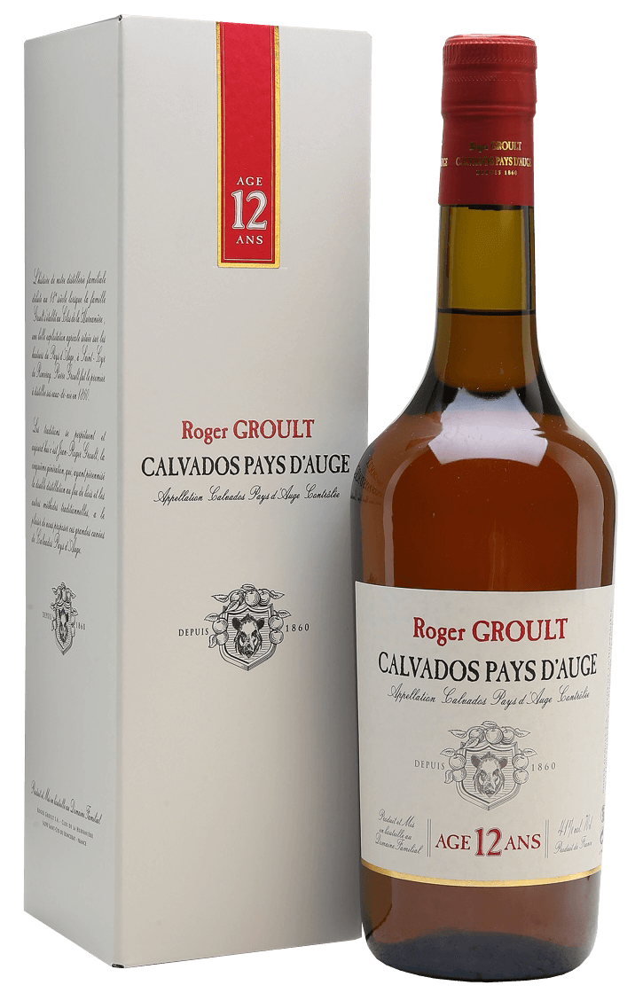 Calvados Pays D'Auge AOC 12 ans Roger Groult (gift box) doyen d or calvados pays d auge aoc roger groult gift box