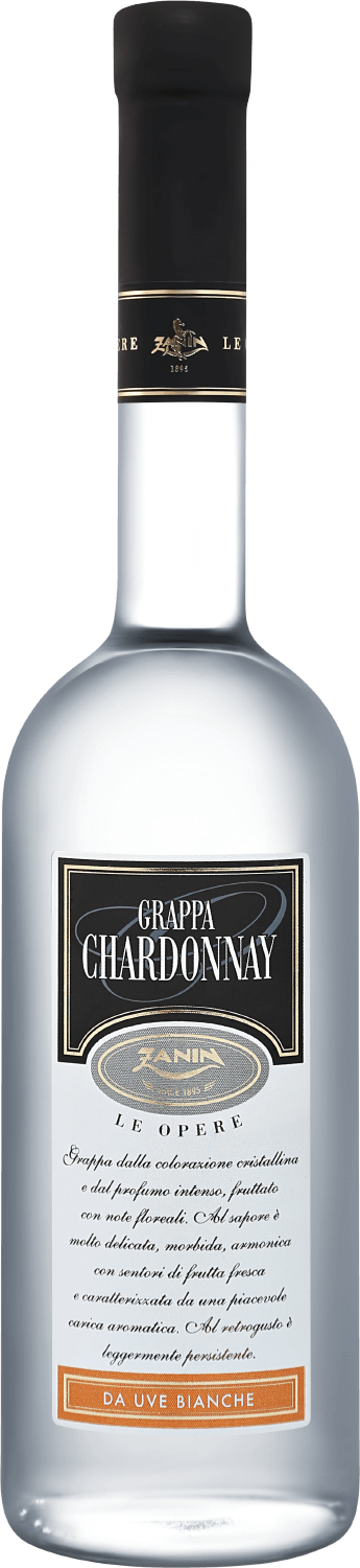 Grappa Le Opere Chardonnay Zanin
