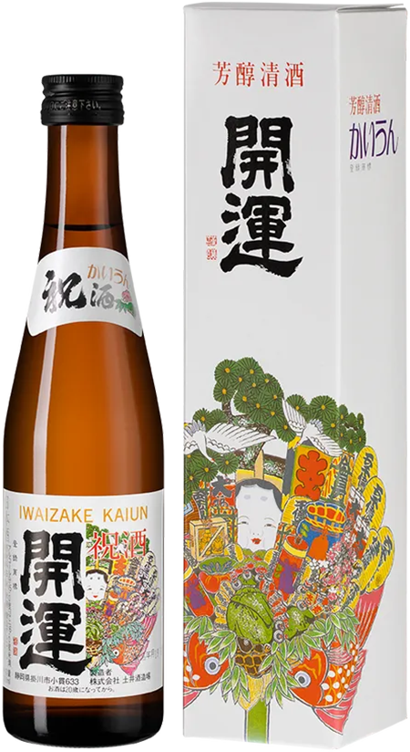 Кайун Иваидзаке Дои Сюдзодзё в подарочной упаковке 0.3&nbsp;л