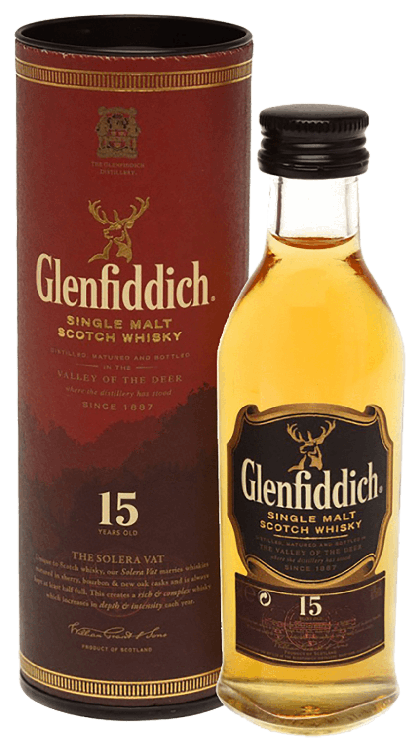 Glenfiddich Single Malt Scotch Whisky 15 y.o. (gift box) glenfiddich 15 y o single malt scotch whisky gift box with 2 glasses