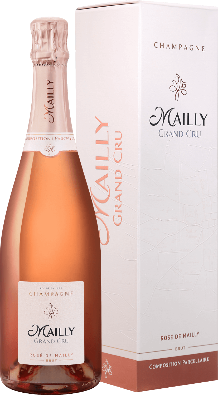 Mailly Grand Cru Rose de Mailly Brut Champagne AOC (gift box) taittinger prelude grand cru brut champagne aoc gift box