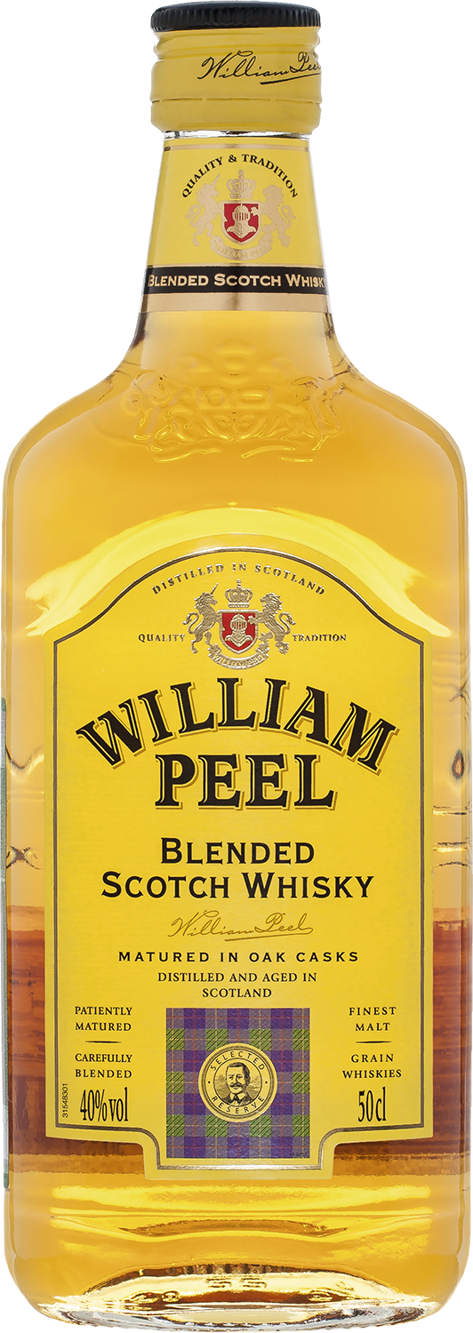 William Peel Blended Scotch Whisky fort scotch blended scotch whisky