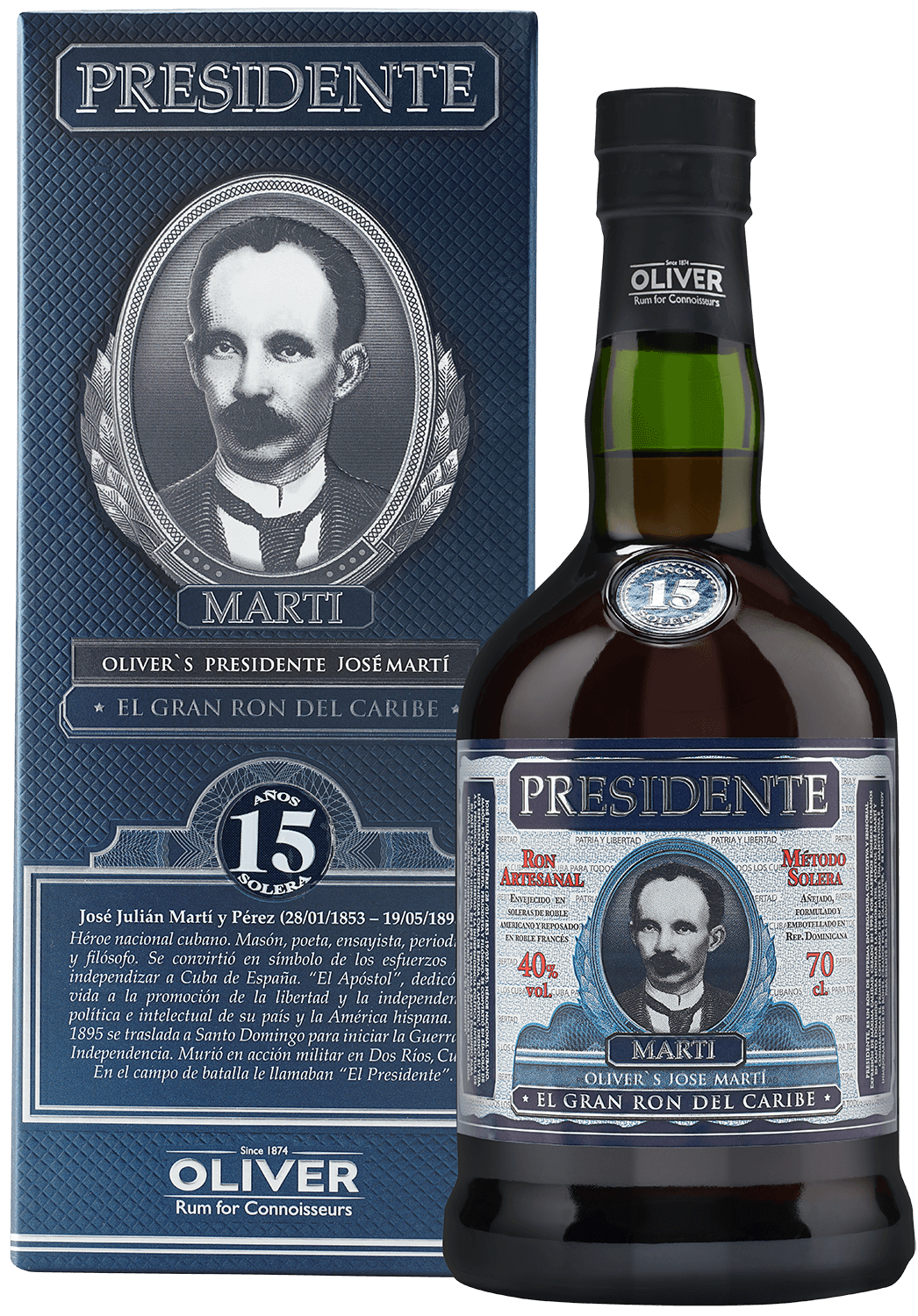 Пресиденте 15 лет в подарочной упаковке 0.7&nbsp;л