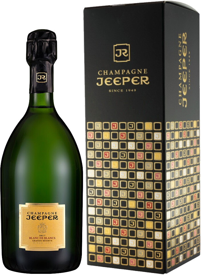 Champagne Jeeper Blanc de Blancs Grand Reserve Brut Champagne AOC (gift box) ayala blanc de blancs brut champagne aoc gift box