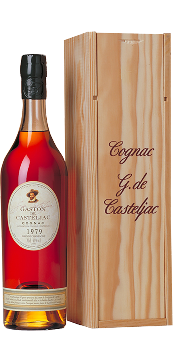 Gaston de Casteljac 1979 Grande Champagne (in wooden box)