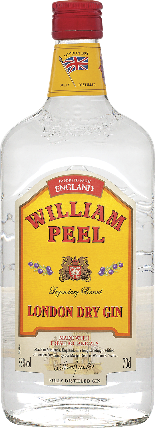 William Peel London dry gin william peel london dry gin