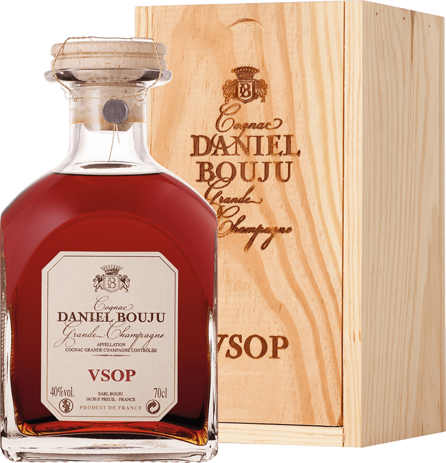 Коньяк Daniel Bouju VSOP (gift box) 0.7 л (Даниэль Бужу VSOP в подарочной  упаковке), купить в магазине в Новосибирске - цена, отзывы