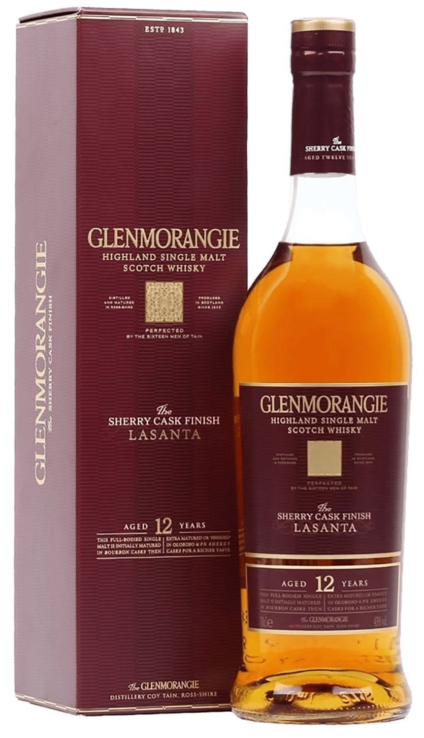Glenmorangie Lasanta 12 y.o. single malt scotch whisky (gift box) glenmorangie lasanta 12 y o single malt scotch whisky gift box