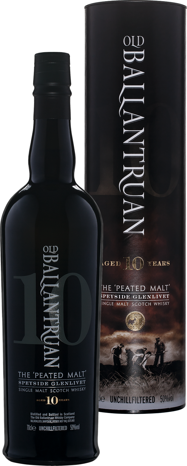Олд Баллантруан Спейсайд Гленливет Сингл Молт 10 лет солодовый виски в подарочной упаковке - 0.7&nbsp;л