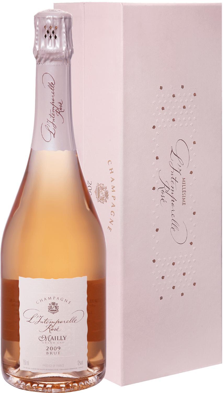 Mailly Grand Cru L’intemporelle Rose Millesime Brut Champagne AOC (gift box) taittinger millesime brut champagne aoc gift box