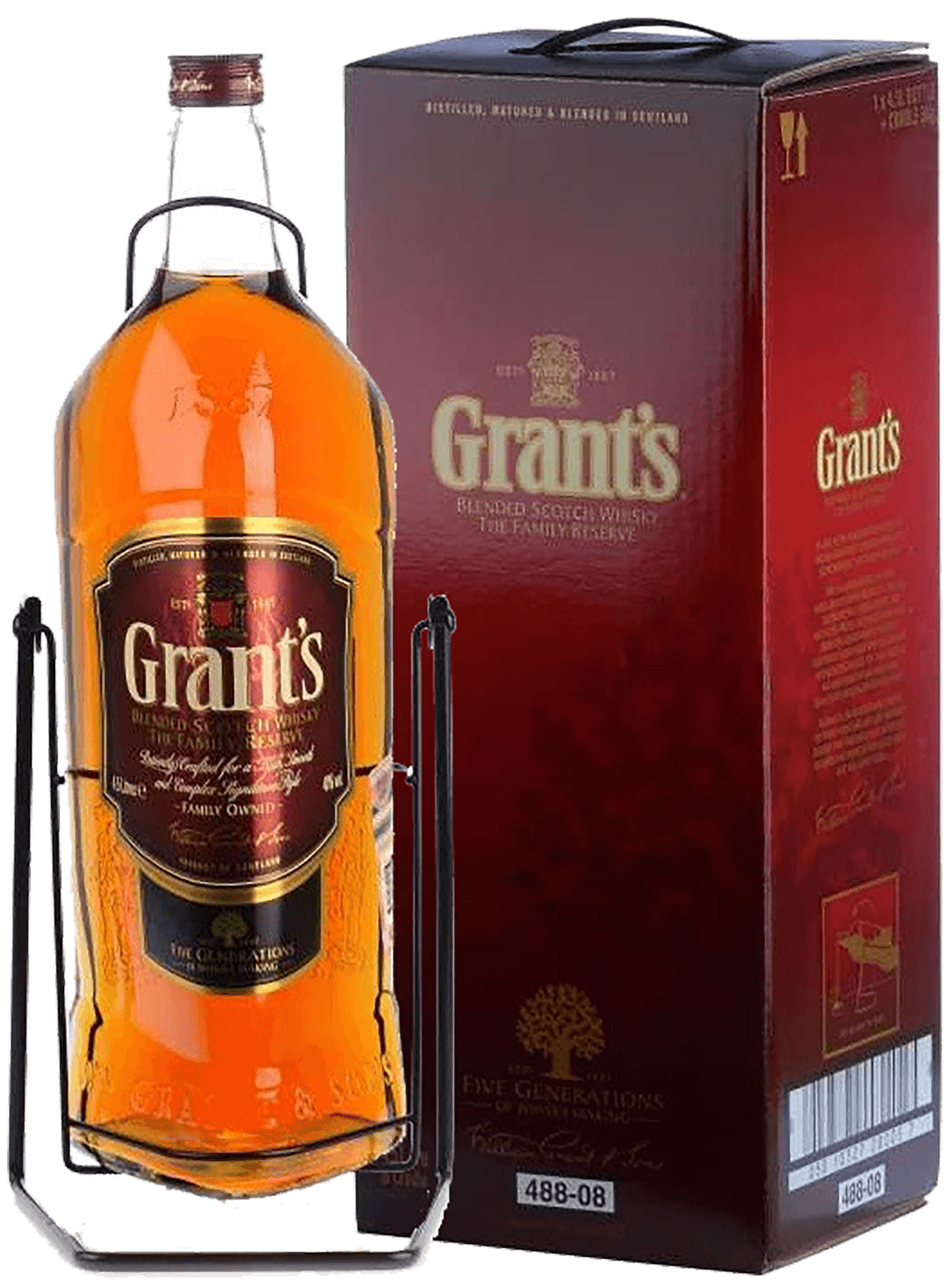 Grant's Family Reserve Blended Scotch Whisky (gift box) dewar s special reserve 12 y o blended scotch whiskey gift box