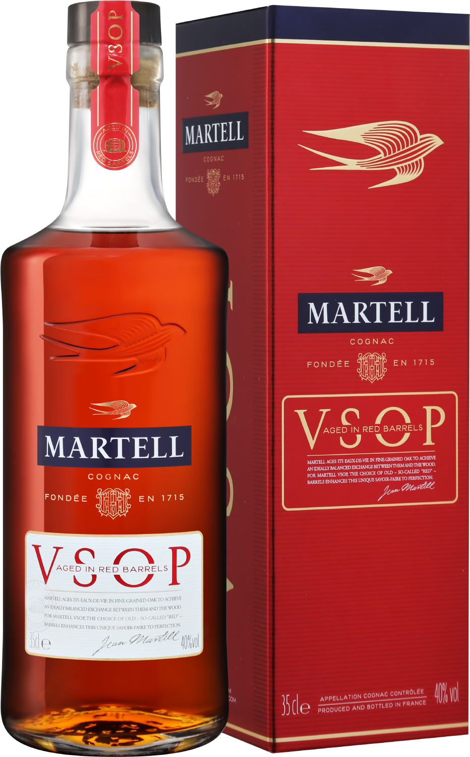 Martell VSOP Aged in Red Barrels (gift box) martell chanteloup perspective xxo gift box