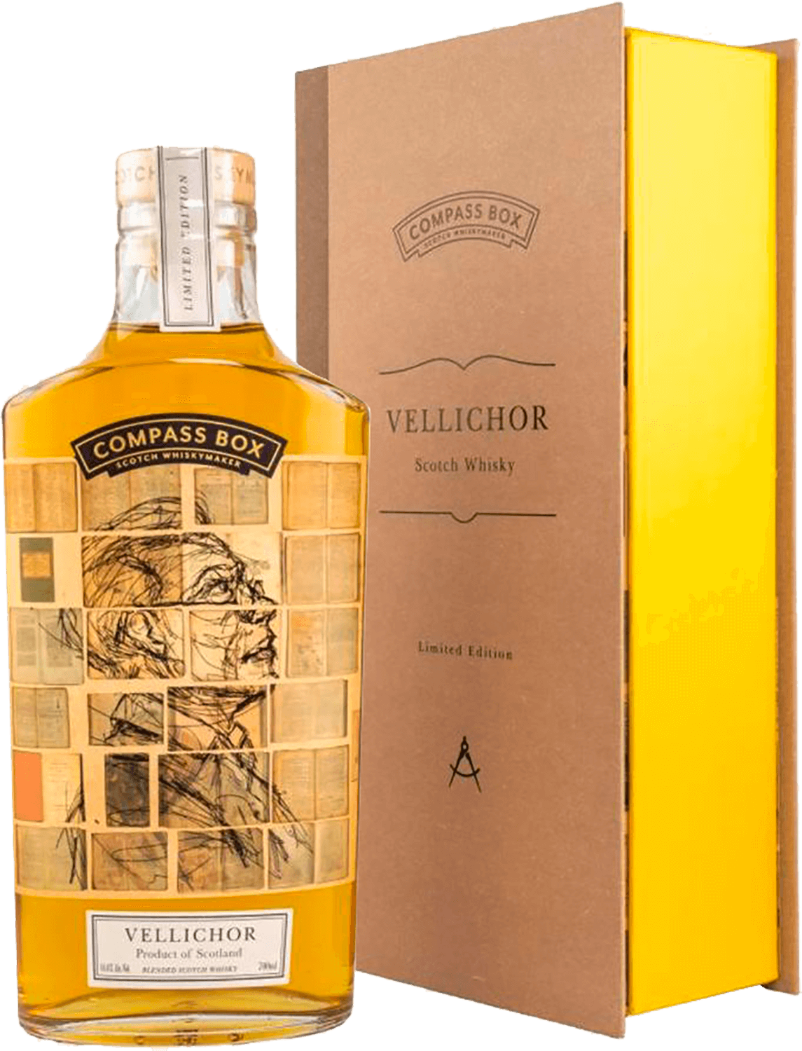 Compass Box Vellichor Blended Scotch Whisky (gift box) clan macgregor blended scotch whisky gift box with a glass