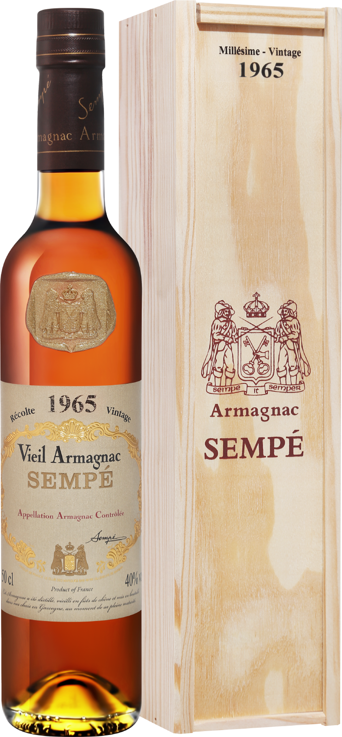 Sempe Vieil Vintage 1965 Armagnac AOC (gift box)