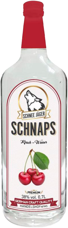 Schnapps Кirsch-Wasser Schnee Jager