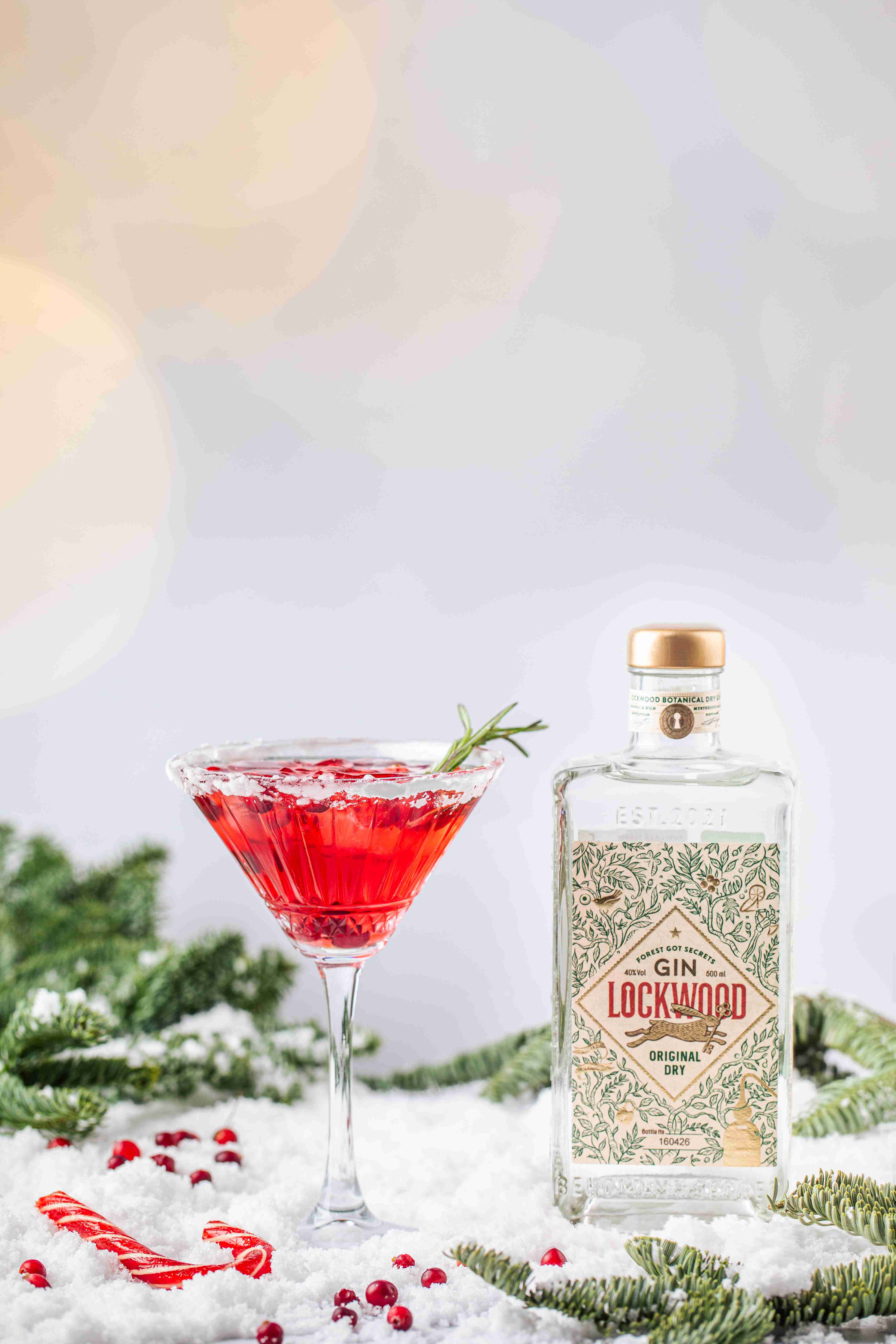Джин Локвуд Ориджинал Драй (подарочный наборн с бокалом) 0.5&nbsp;л