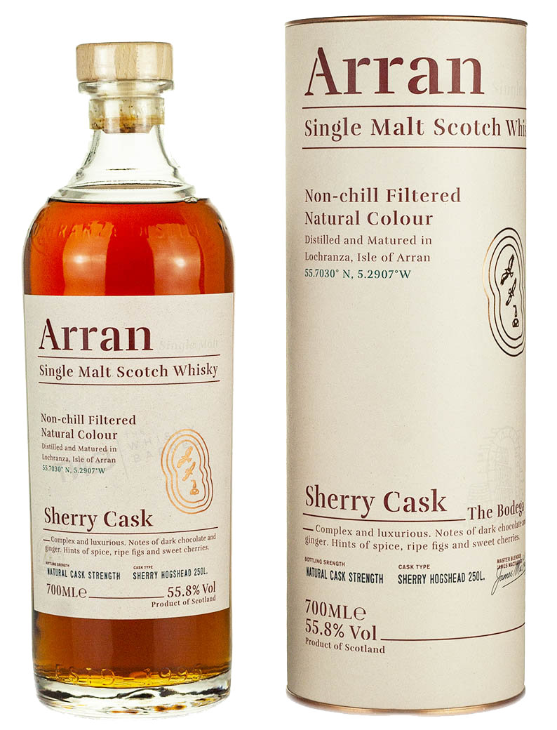 Шери каск. Арран Шерри Каск. Arran Sherry Cask. Виски Arran Sherry Cask, 0.7 л. Arran Single Malt Scotch Whisky.