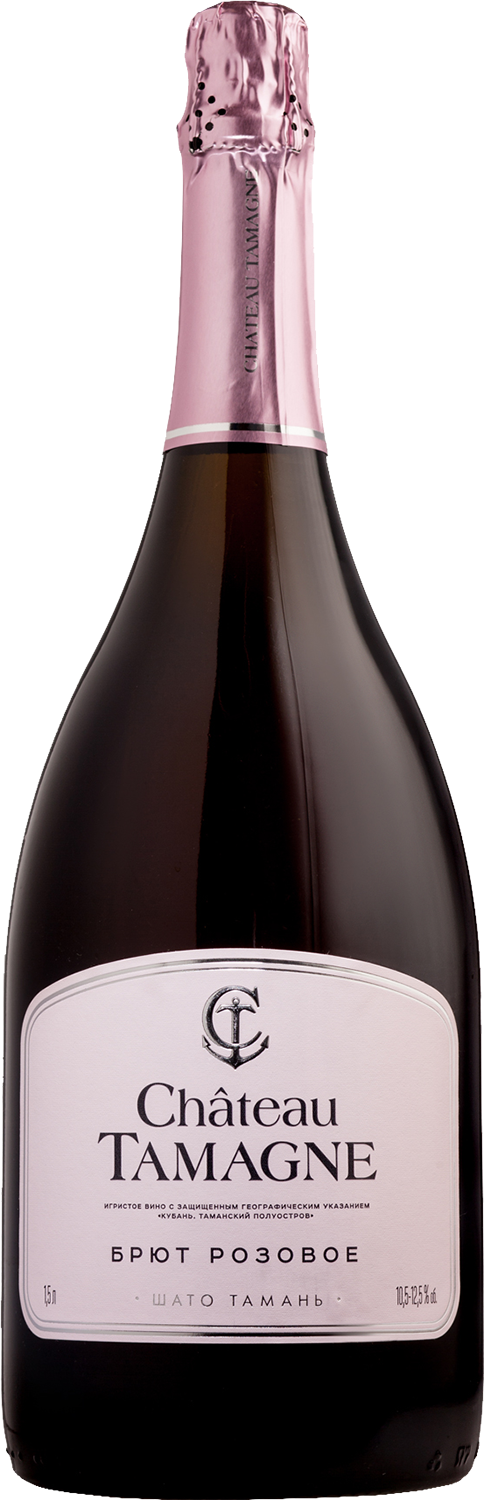 Chateau Tamagne Brut Rose Kuban'. Tamanskiy Poluostrov Kuban-Vino