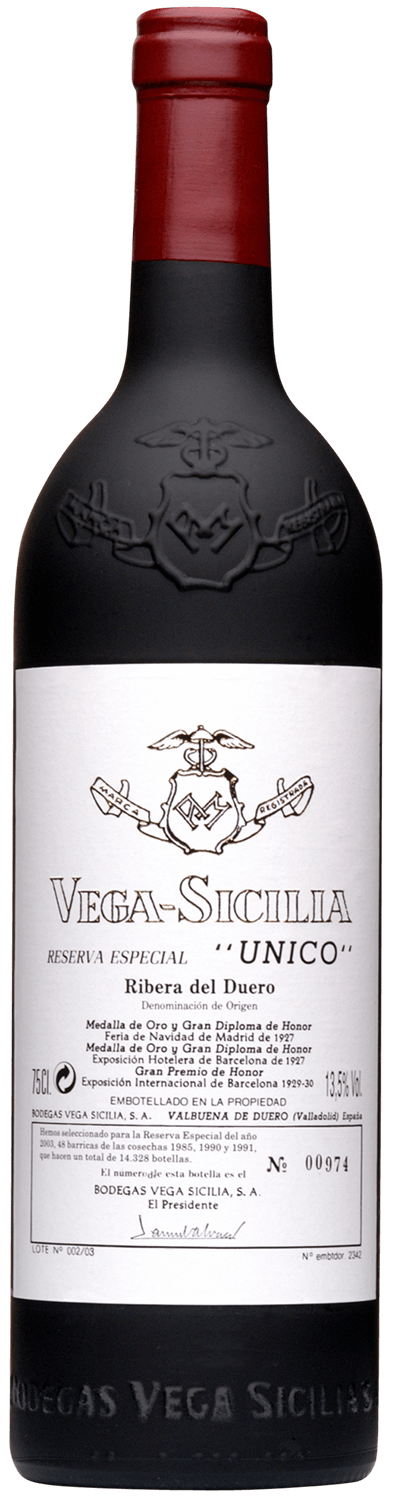 Унико Ресерва Эспесьяль Рибера дель Дуэро DO Вега Сисилия 0.75&nbsp;л