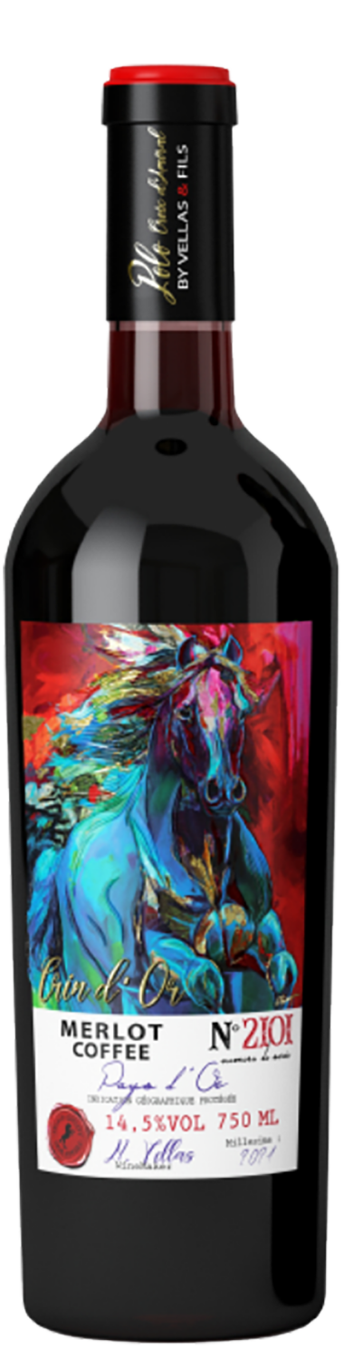 Crin d'Or Merlot Coffee Pays d'Oc IGP Vignobles Vellas