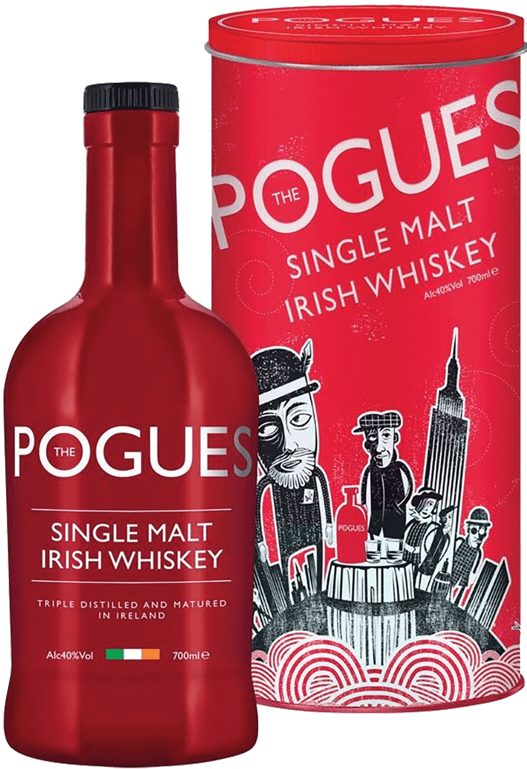 Pogues Single Malt Irish Whiskey (gift box) the sexton single malt irish whiskey