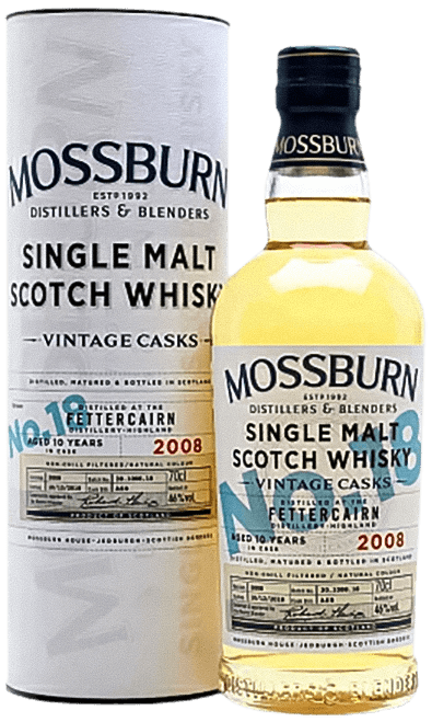 Mossburn Vintage Casks No.18 Fettercairn Single Malt Scotch Whisky (gift box) botucal single vintage gift box