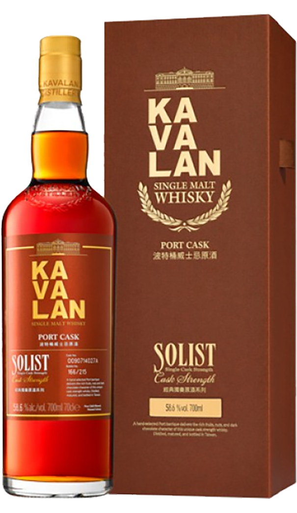 Kavalan Solist Port Cask Strength Single Malt (gift box)