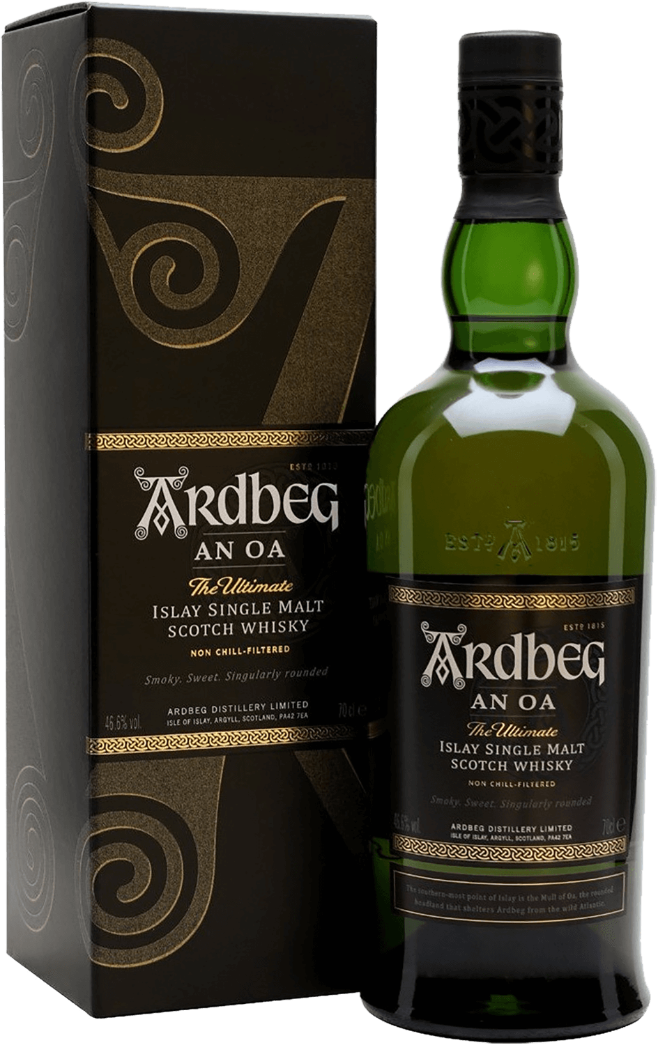 Ardbeg An Oa Single Malt Scotch Whisky ardbeg corryvreckan single malt scotch whisky gift box