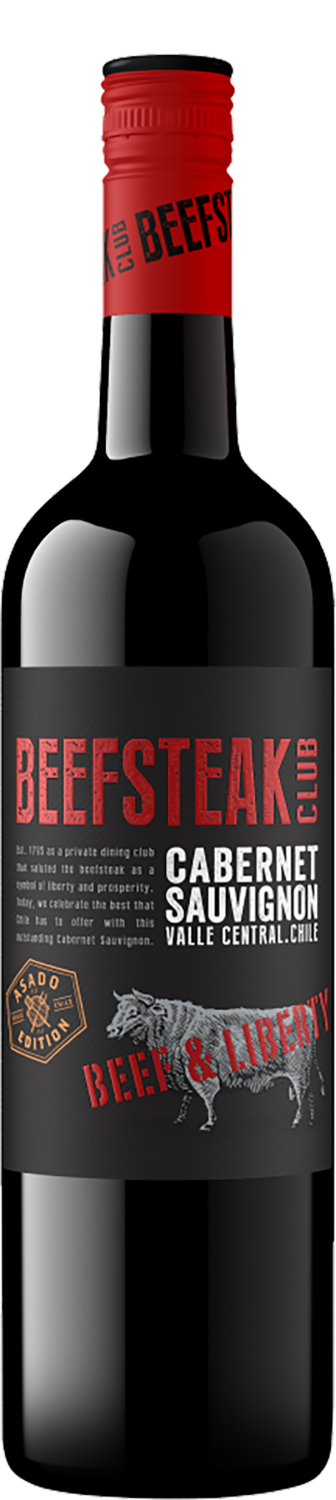 Beefsteak Club Beef and Liberty Cabernet Sauvignon Central Valley DO arauco carmenere central valley do vitivinicola cremaschi barriga