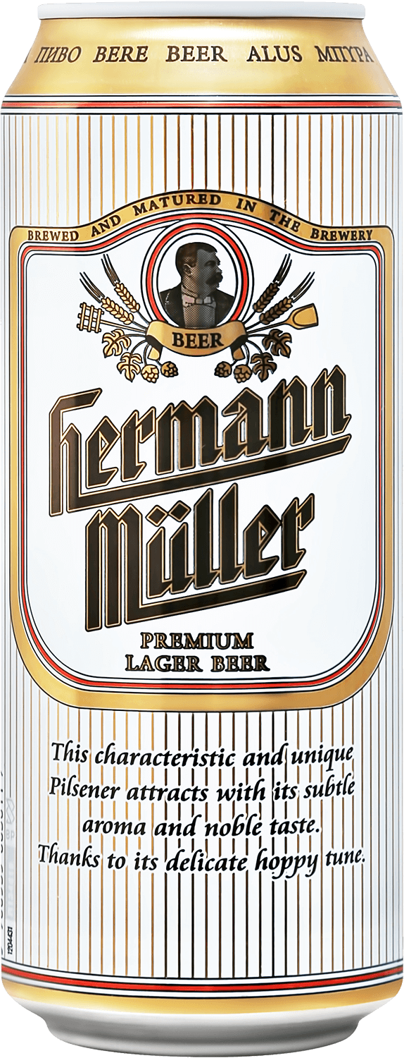 Херманн Мюллер светлое фильтрованное пастеризованное 0.5&nbsp;л