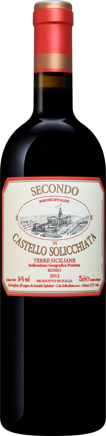 Секондо ди Кастелло Соликьятта Сицилия DOC 2012 0.75&nbsp;л