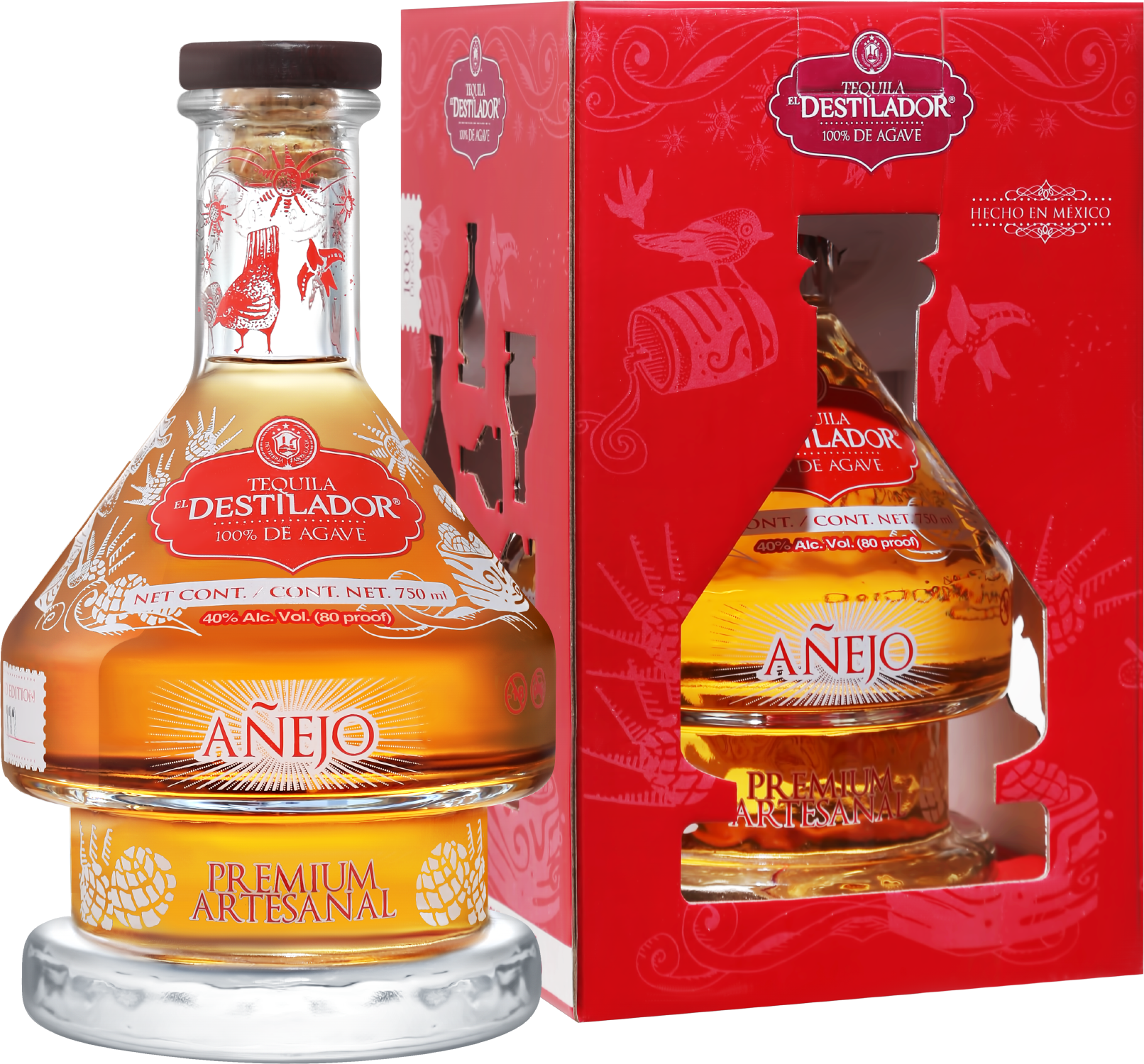 El Destilador Premium Artesanal Anejo Santa Lucia (gift box)