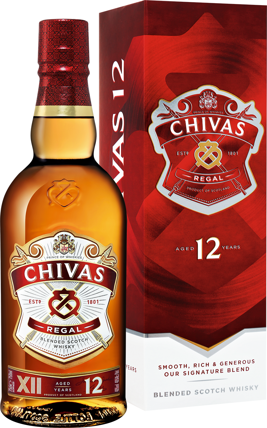 Chivas Regal Blended Scotch Whisky 12 y.o. (gift box)