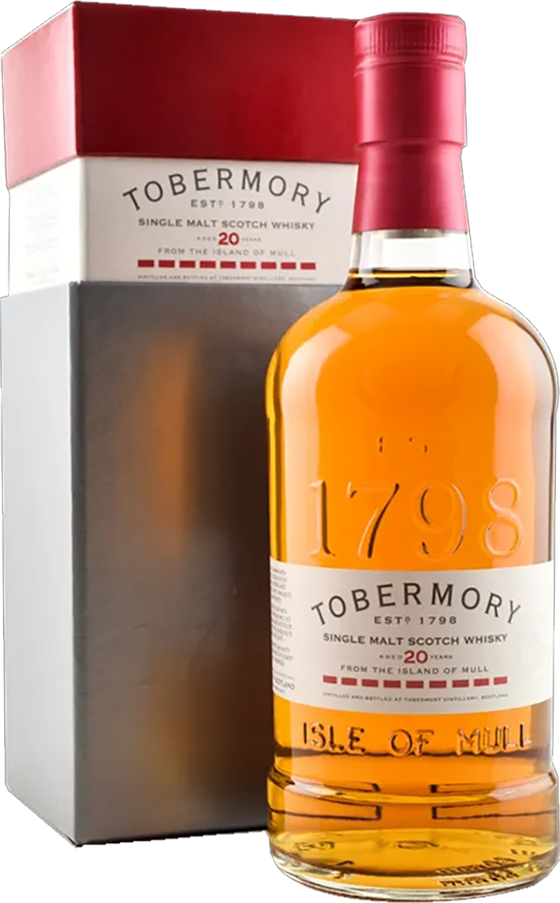 Тобермори 20 лет Солодовый Виски в подарочной упаковке 0.7&nbsp;л