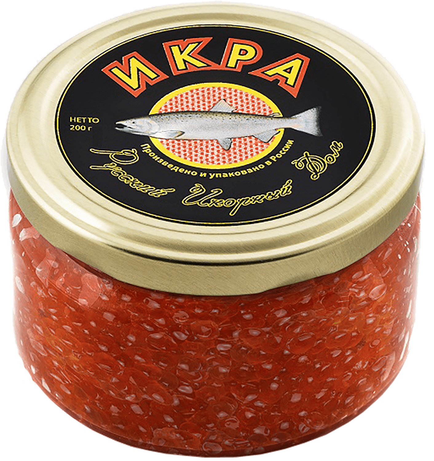 Pink salmon caviar twist-off 200 g pink salmon caviar andquot twist offandquot 100 g