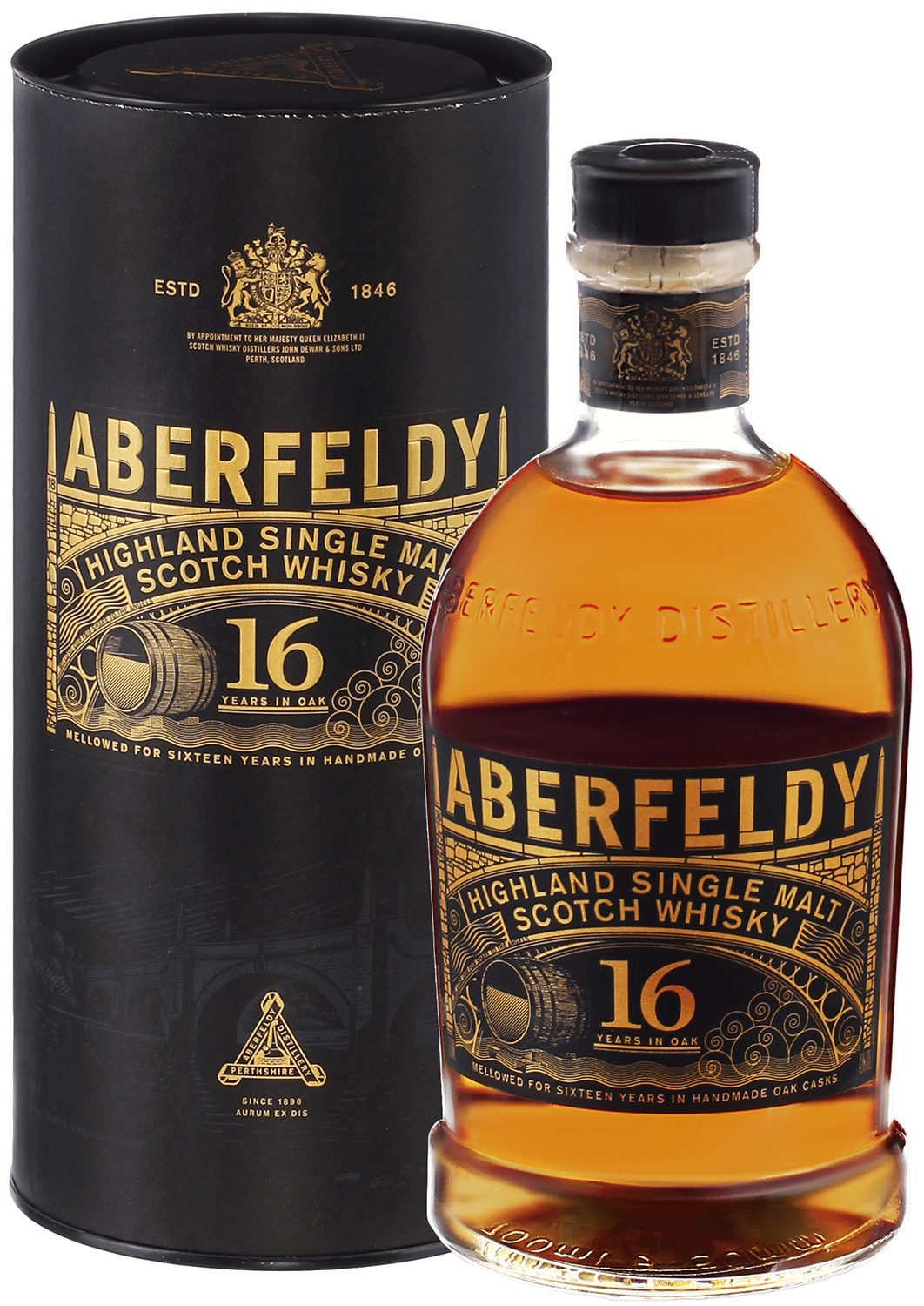 Aberfeldy 16 Years Old Highland Single Malt Scotch Whisky (gift box) glen turner 12 years old single malt scotch whisky gift box