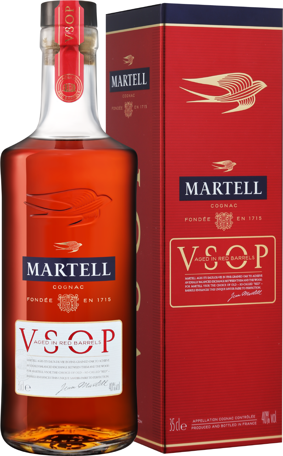 Martell VSOP Aged in Red Barrels (gift box)