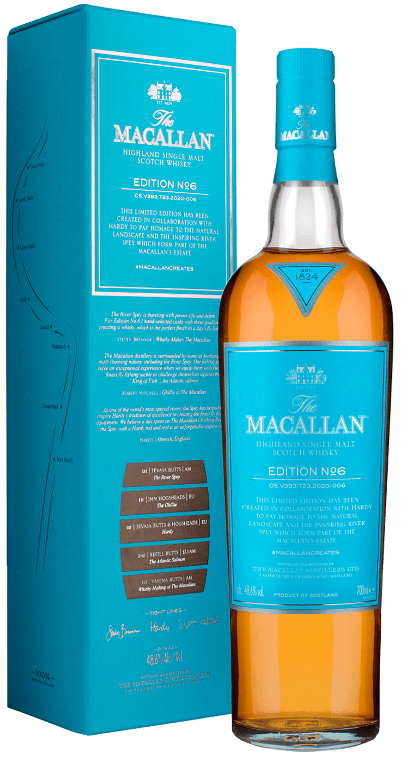 Macallan Edition №6 Highland single malt scotch whisky (gift box)