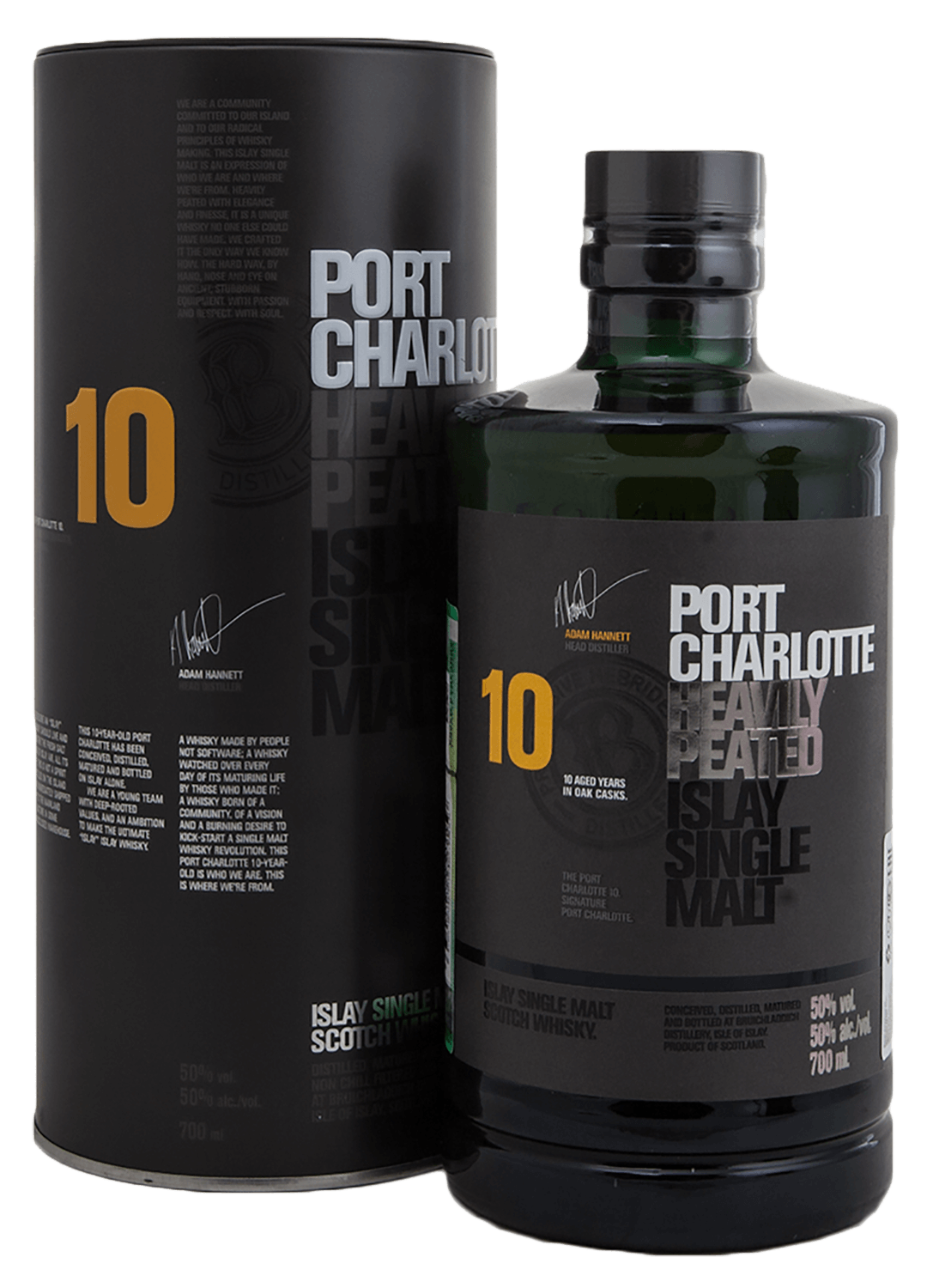 Bruichladdich Port Charlotte 10 years single malt scotch whisky (gift box) talisker 10 years single malt scotch whisky gift box