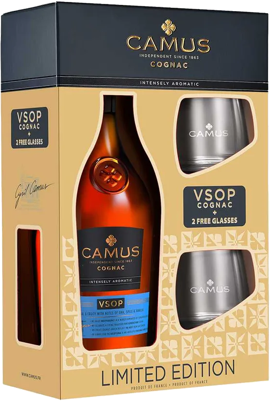 Camus VSOP (gift box with 2 glasses)