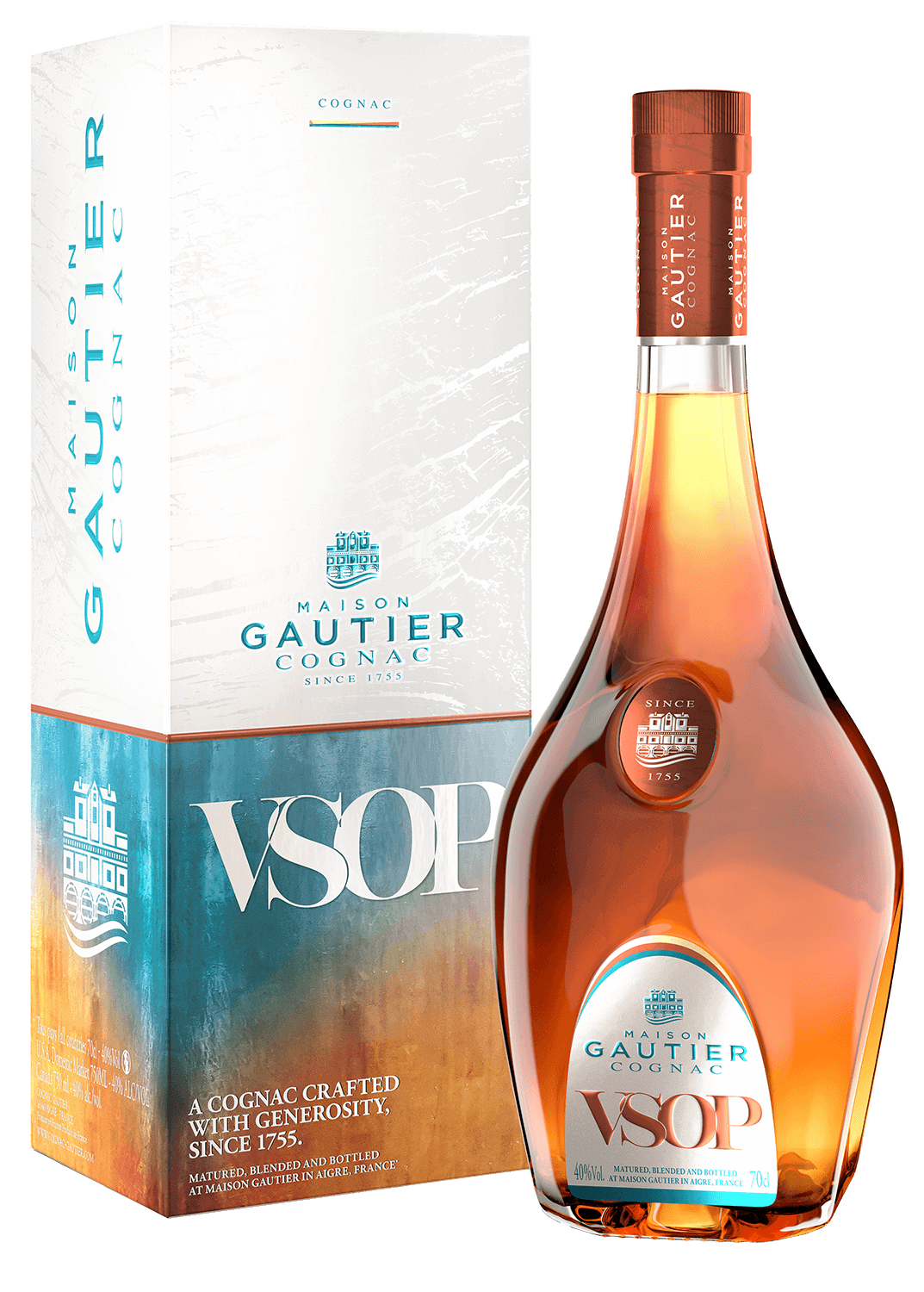 Cognac VSOP Maison Gautier (gift box) roullet cognac vsop gift box